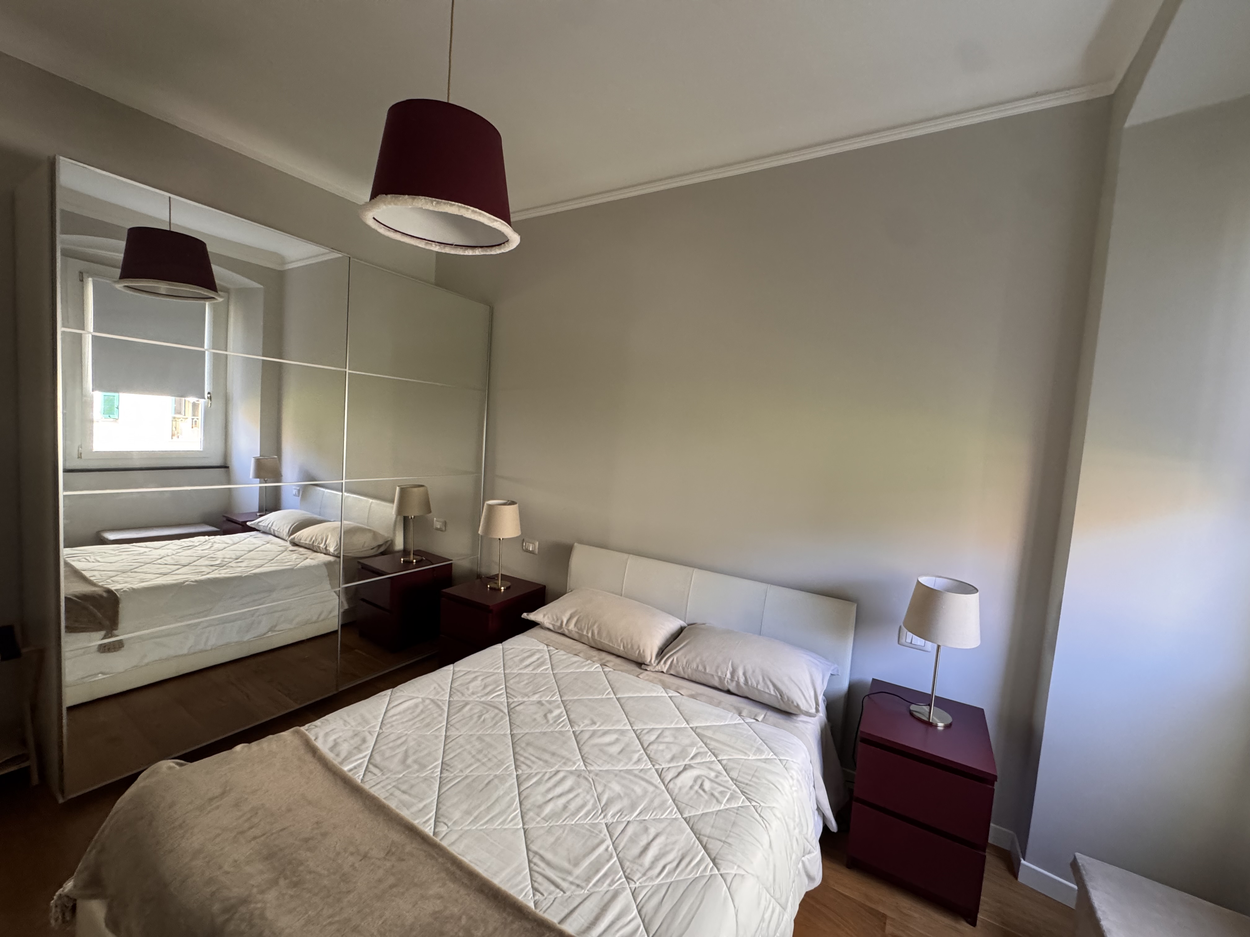 Double bedroom with wardrobe